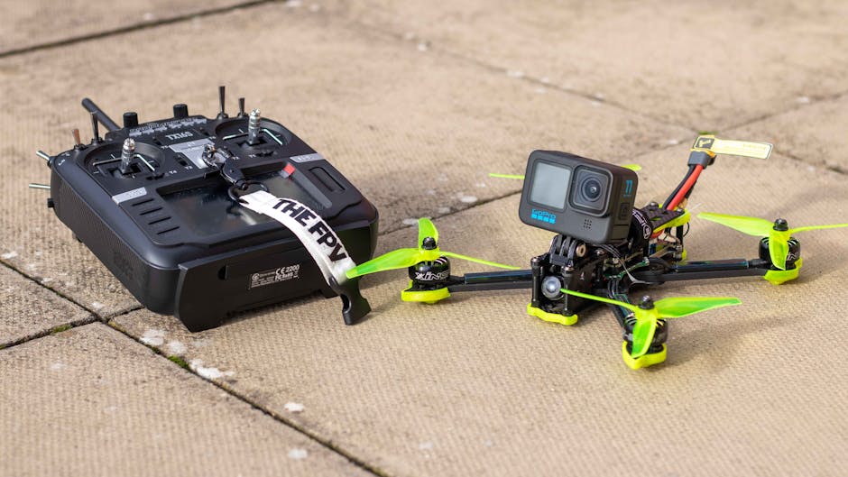 Drone parts — frames, BLDC motors, ESCs, GPS, FPV